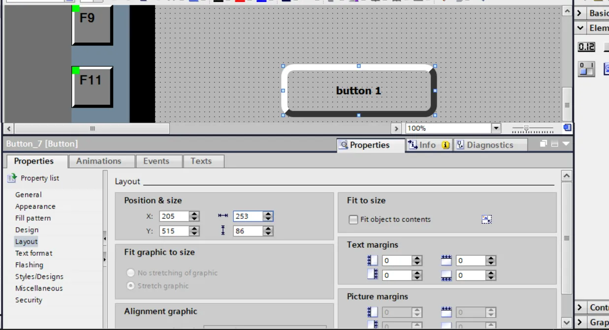 img/wincc button property/button layout property in wincc hmi.webp